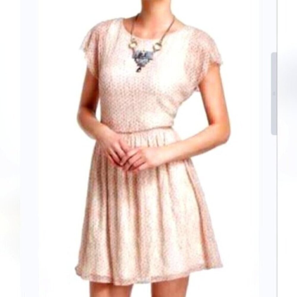 Anthropologie Weston Wear Made in San Francisco Tulle Polka Dot Dress L